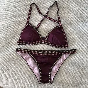 Victoria’s Secret Crochet Triangle Bikini
